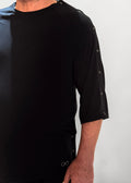 Blusa com abertura lateral