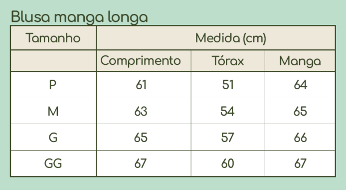 Blusa Manga Longa – Malha Hope
