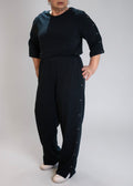 Conjunto com abertura lateral