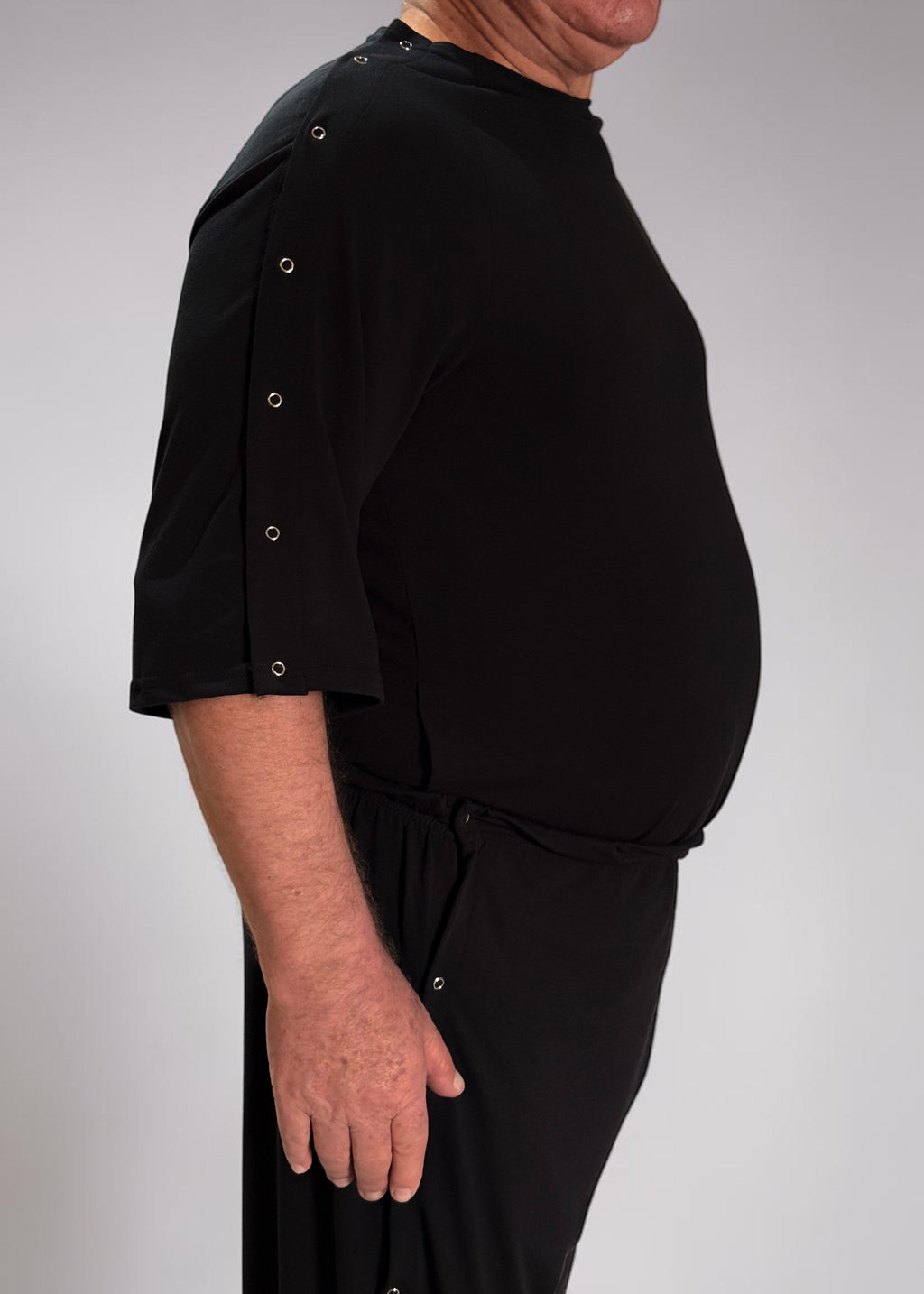 Conjunto com abertura lateral